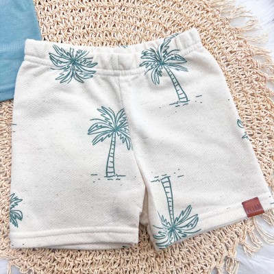 Conj. Regata Meet Me at the Beach e Bermuda em Linho - Verde